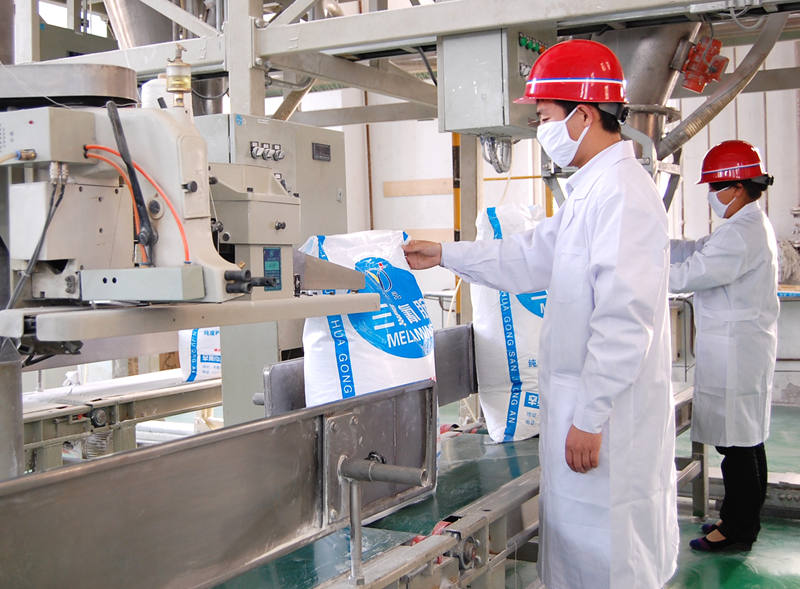 melamine powder factory