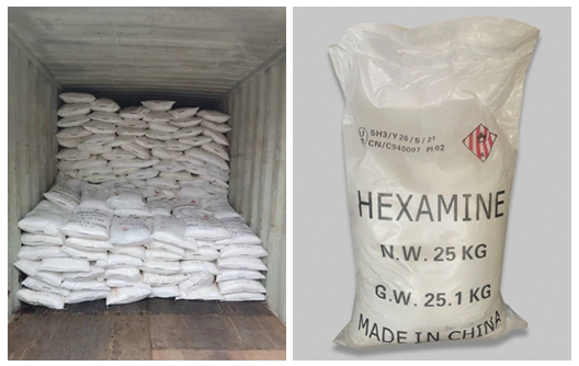 Expédition d'hexamine depuis l'usine de Huafu